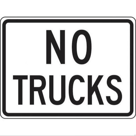 Accuform Traffic Sign, FRR043RA FRR043RA